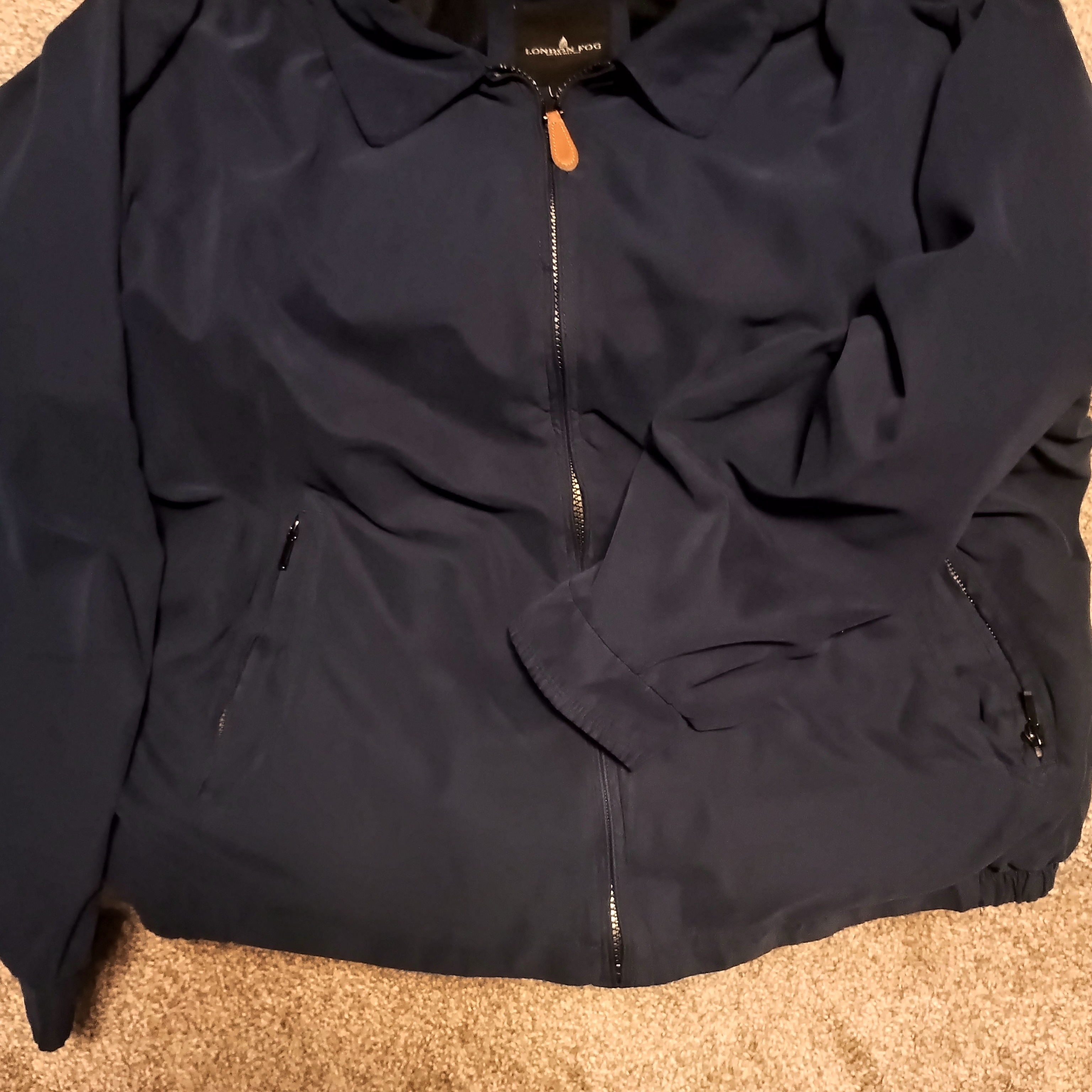 London Fog Dark Blue Utility Jacket